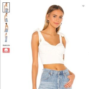 Superdown Jules Tie Strap Top